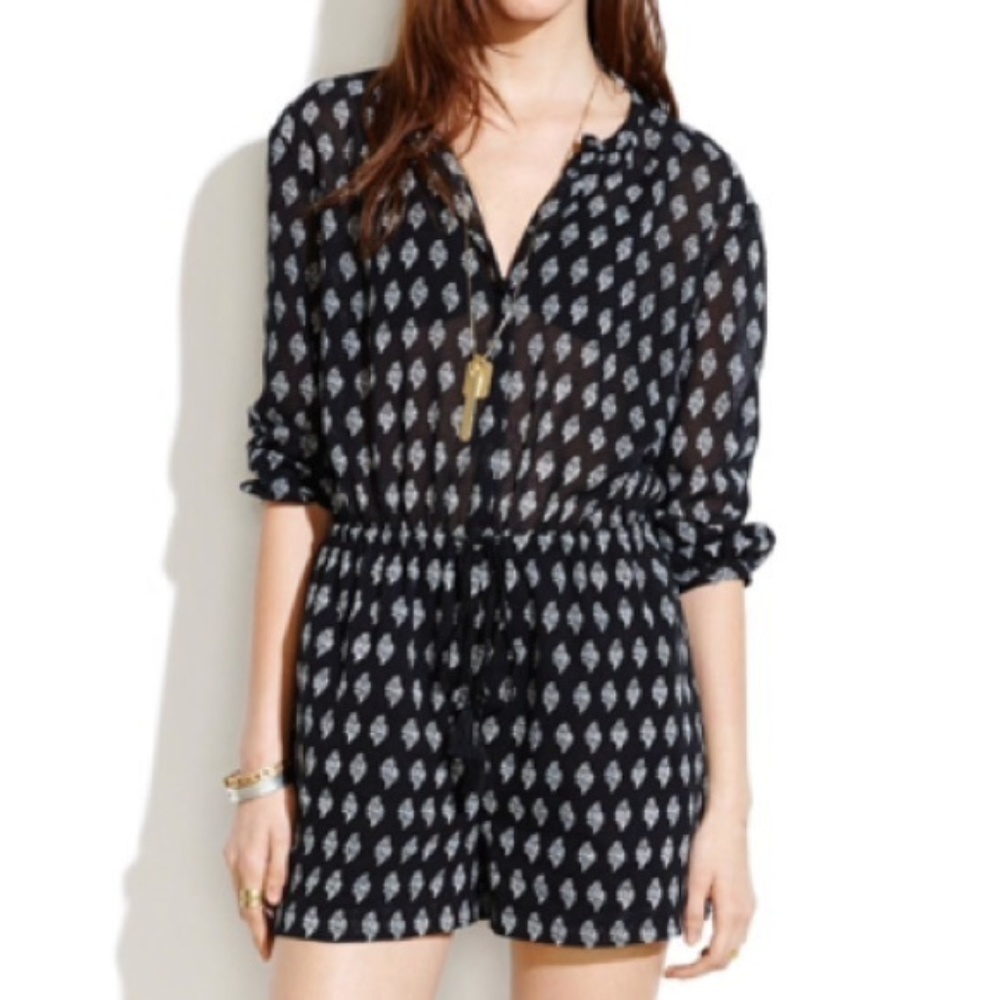 Madewell Getaway Romper XS